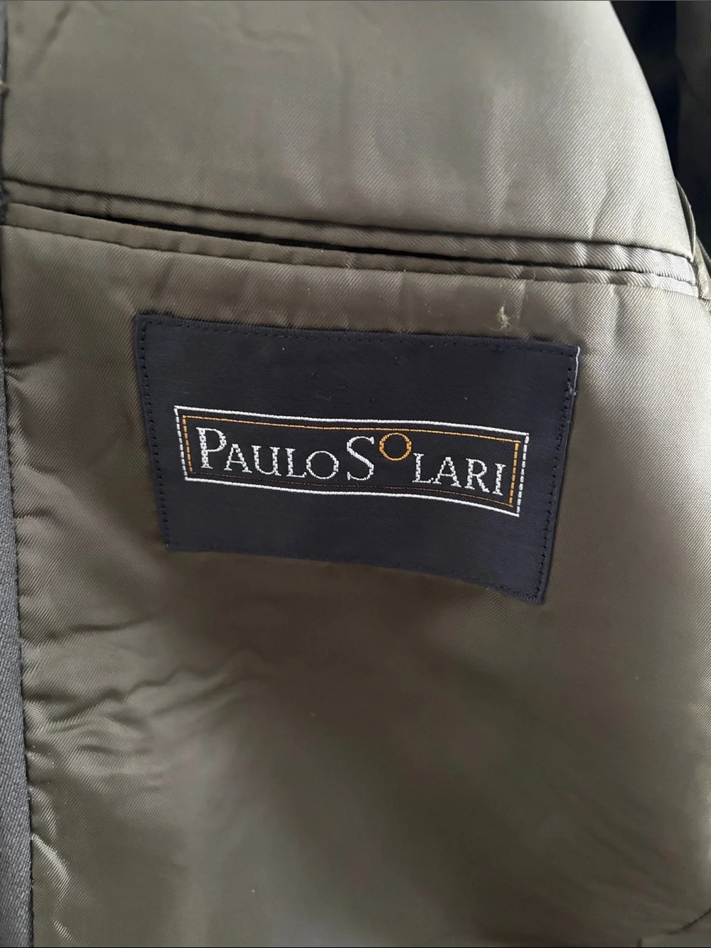 Wool Men's Single-Breasted Grey Suit 40L Coat 32x31 Trousers